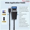Cáp USB 2.0 to Com DB9 rs232+485 dài 1,5m Chipset FTDI Ugreen 60562 chính hãng