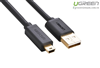 Cáp USB 2.0 to USB Mini 0.5m mạ vàng Ugreen 10354 Chính hãng