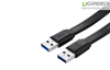 Cáp USB 3.0 dẹt 2 đầu đực dài 2m chính hãng Ugreen 10805