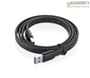 Cáp USB 3.0 dẹt 2 đầu đực dài 2m chính hãng Ugreen 10805