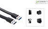 Cáp USB 3.0 dẹt 2 đầu đực dài 2m chính hãng Ugreen 10805
