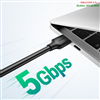 Cáp USB 3.2 Type-A Gen1 hai đầu Dương-Dương dài 3M tốc độ 5Gbps Ugreen 90576 cao cấp (Màu Đen)