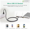 Cáp USB ra Micro USB và Type-C dài 1,5m chính hãng Ugreen 30177