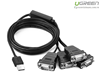 Cáp USB to 4 rs232 ( USB to 4 Com) chính hãng Ugreen 30770 cao cấp