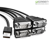 Cáp USB to 4 rs232 ( USB to 4 Com) chính hãng Ugreen 30770 cao cấp