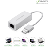 Cáp USB to Lan 2.0 cho Macbook, pc, laptop hỗ trợ Ethernet 10/100 Mbps chính hãng Ugreen 20253