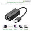 Cáp USB to Lan 2.0 cho Macbook, pc, laptop hỗ trợ Ethernet 10/100 Mbps chính hãng Ugreen 20254