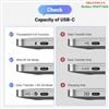 Cáp USB Type-C Thunderbolt ra Displayport 1.4 dài 1M hỗ trợ độ phân giải 8K@60Hz Ugreen 25157