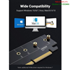 Card chuyển đổi PCI-e ra M.2 NVMe PCIe 4.0 Ugreen 30715 cao cấp (băng thông 4X)