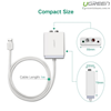 Card sound USB to RCA hỗ trợ Mic + tai nghe chính hãng Ugreen 30521 cao cấp