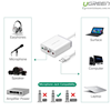 Card sound USB to RCA hỗ trợ Mic + tai nghe chính hãng Ugreen 30521 cao cấp