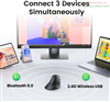 Chuột dọc không dây công thái học Bluetooth 5.0+2.4Ghz  có 5 nút 4000DPI Ugreen 25444 cao cấp