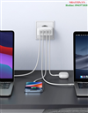 Củ sạc nhanh 100W GaN Nexode 4 cổng, 3 USB Type-C và 1 USB Type-A Hỗ trợ QC4+, PD3.0 Ugreen 15337
