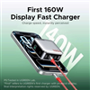 Củ sạc nhanh 160W GaN 5 cổng USB-C x4, USB-A x1 có màn LCD hiển thị Ugreen 35379/X774 cao cấp