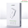 Củ sạc nhanh 20W chuẩn USB-C PD hỗ trợ QC 4.0 Ugreen 60450 cao cấp (EU)