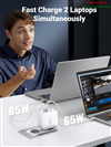 Củ sạc nhanh Nexode 140W GaN PD3.1, 2 USB Type-C và 1 USB Type-A Ugreen 15339 cao cấp (EU)