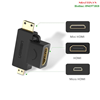 Đầu chuyển đổi 2 in 1 Micro HDMI & Mini HDMI sang HDMI FullHD Ugreen 20144 cao cấp