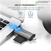 Đầu đọc thẻ nhớ SD/TF chuẩn USB Type C và USB 3.0 Ugreen 50706 chính hãng