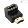 Đầu nối HDMI vuông góc 90 độ Ugreen 20109 (bẻ xuống)