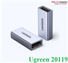 Đầu nối USB 3.0 female/female vỏ nhôm Ugreen 20119 cao cấp