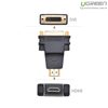 Đầu rắc chuyển đổi HDMI sang DVI-I Ugreen 20123 Cao cấp