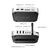 Docking Mac mini M4/M4 Pro 11 trong 1 với khe cắm M.2 NVME, USB-A và USB-C, SD/TF Ugreen 65487