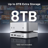 Docking Mac mini M4/M4 Pro 11 trong 1 với khe cắm M.2 NVME, USB-A và USB-C, SD/TF Ugreen 65487
