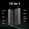 Docking Station Revodok Pro 13 in 1 ra HDMI, DP, USB, LAN, SD/TF, PD 100W Ugreen 15978 cao cấp