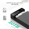 Hộp đựng ổ cứng 3.5 inch Sata/USB 3.0 hỗ trợ 10TB chính hãng Ugreen 50422 cao cấp