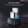 Hộp đựng ổ cứng Docking 2.5/3.5inch Sata/USB 3.0 hỗ trợ 16TB Ugreen 50854 cao cấp