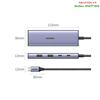 Hub chuyển đổi 5 in 1 USB Type-C sang HDMI 2.1 8K@60Hz, Type-C, USB 3.0 Ugreen 90376 cao cấp