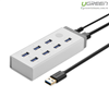 Hub đa năng gồm 7 cổng USB 3.0 Ugreen 20296 kèm sạc điện thoại, máy tính bảng...