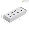 Hub đa năng gồm 7 cổng USB 3.0 Ugreen 20296 kèm sạc điện thoại, máy tính bảng...