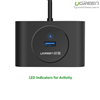 Hub USB 3.0 ra 4 cổng dài 30cm chính hãng Ugreen 20290 cao cấp