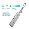 Hub USB Type-C 5 trong 1 ra HDMI 4K@60Hz, USB-A 2.0, USB-C 3.2, Sạc PD 100W Ugreen 95189/U601