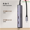 Hub USB Type-C chia 4 cổng USB Type-C x2, USB Type-A x2 tốc độ 5Gbps Ugreen 10395 cao cấp