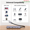 Hub USB Type-C chia 4 cổng USB Type-C x2, USB Type-A x2 tốc độ 5Gbps Ugreen 10395 cao cấp