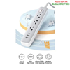 Ổ cắm điện đa năng 6 in 1 AC GaN Power Strip Ugreen 15143 cao cấp (EU Plug)