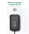 Power Adapter đổi nguồn DC 12V-2A màu đen Ugreen 20359 cao cấp
