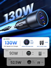 Sạc nhanh trên ô tô 3 cổng PD/QC 3.0 công suất 130W Ugreen 35025 cao cấp