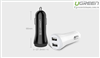 Sạc trên Ô tô 2 cổng USB chính hãng Ugreen 20393 cao cấp