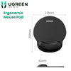 Tấm lót chuột cao su massage cổ tay Ugreen 25245/LP668 cao cấp (Màu Đen)