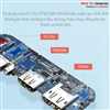 Thiết bị Hub chuyển đổi USB Type-C to DP/HDMI/VGA 3 in 1 Ugreen 60568 cao cấp