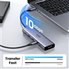 Thiết bị hub mở rộng 6 in 1 USB Type-C ra HDMI 4K@60hz/USB-A/USB-C/PD Ugreen 35999 cao cấp