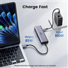 Thiết bị hub mở rộng 6 in 1 USB Type-C ra HDMI 4K@60hz/USB-A/USB-C/PD Ugreen 35999 cao cấp