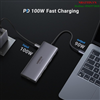 Thiết bị mở rộng 9 in 1 USB Type-C ra HDMI 4K@60hz/USB 3.2/LAN Gigabit/PD 100W/SD/TF Ugreen 15532