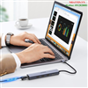 Thiết bị mở rộng Type-C 5 in 1 Sang HDMI 4K@60Hz + USB 3.0*3 + Lan 1000Mbps Ugreen 20934 cao cấp