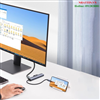 Thiết bị mở rộng Type-C 5 in 1 Sang HDMI 4K@60Hz + USB 3.0*3 + Lan 1000Mbps Ugreen 20934 cao cấp