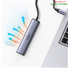 Thiết bị mở rộng Type-C 5 in 1 Sang HDMI 4K@60Hz + USB 3.0*3 + Lan 1000Mbps Ugreen 20934 cao cấp