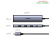 Thiết bị mở rộng Type-C 5 in 1 Sang HDMI 4K@60Hz + USB 3.0*3 + Lan 1000Mbps Ugreen 20934 cao cấp